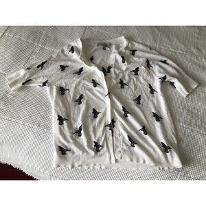 Loft Top sweater ladies S Nwot Birds